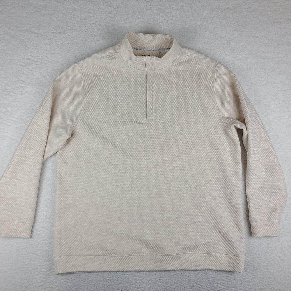 Walter Hagen Sweater‎ Mens 2XL XXL Beige Activewear Performance Tech Golf